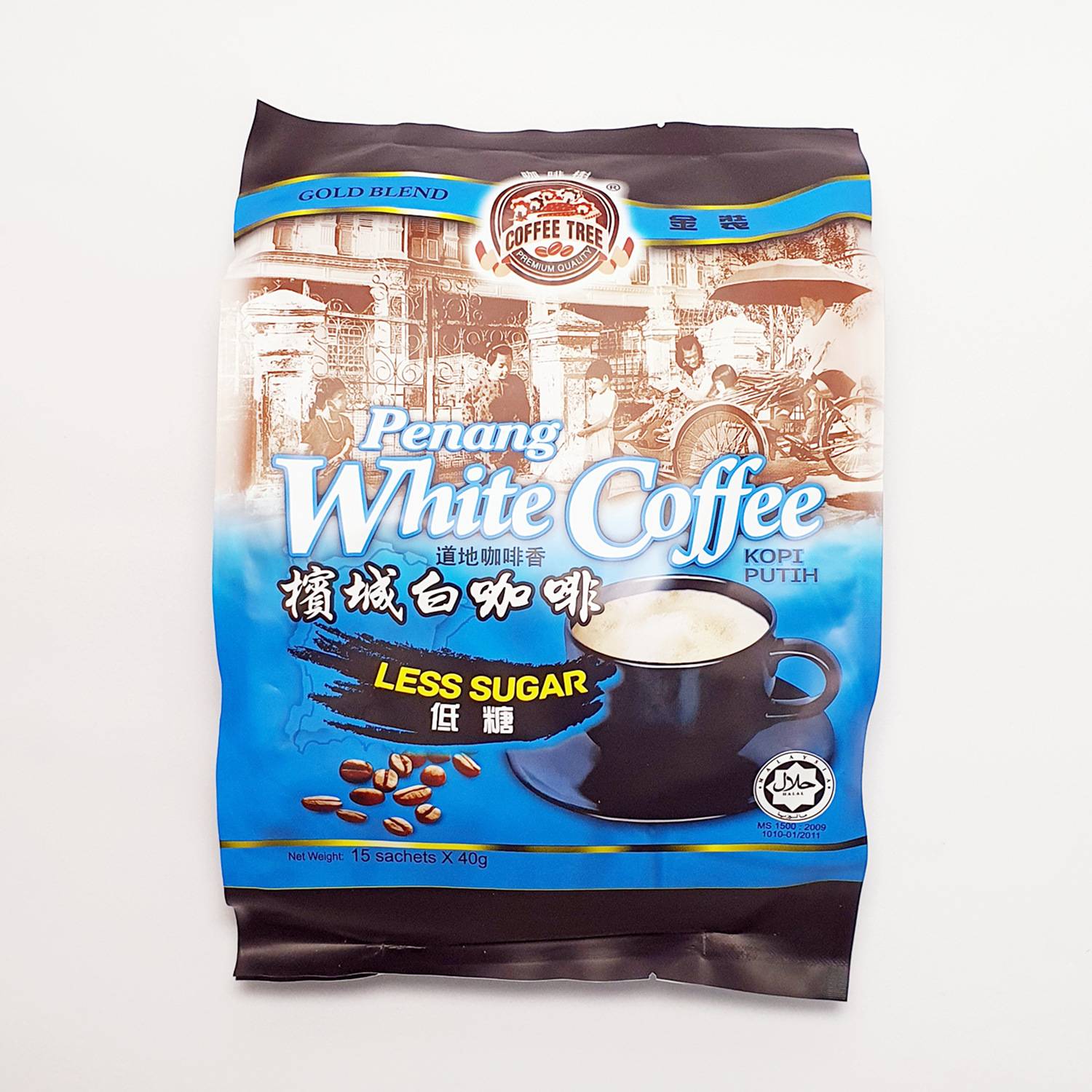 槟城白咖啡少糖penang White Coffee Less Sugar